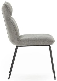Scaune de dining gri 2 buc. Dara – Marckeric