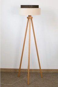 Brilagi - Lampadar LED Boho Style 1xE27/15W/230V crem/maro