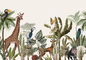 Fototapet - Locuitorii africi (147x102 cm)
