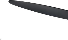 ZEVENTI - Ventilator de tavan LED VENTORA, 24W, 230V, Wi‑Fi Tuya, negru + telecomandă