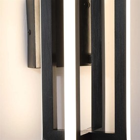 Aplica de perete LED design modern Belle negru