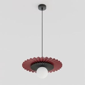 Lustră suspendată pe cablu UMBRA 1xG9/8W/230V negru/roșu
