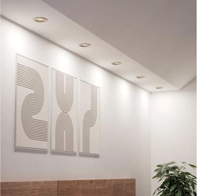 Eglo BARRANCO 902269 – Set 5 spoturi LED încastrate, 4,8 W, 230 V, crom