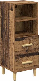 vidaXL Bufet cu sertar Lemn vechi 34 x 34.5 x 90 cm Lemn compozit