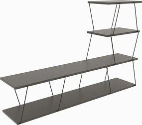 Comoda TV, Hanah Home, Ilgaz, 150x93x30 cm, Antracit