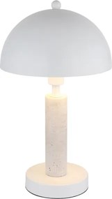 Globo 24868W - Lampă de masă JANIE 1xE14/40W/230V albă