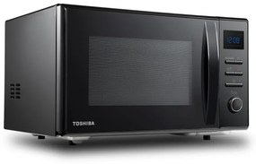 Resigilat: Cuptor cu microunde Toshiba MW2-AC25TBK 4in1, 25 L, 950W, Gratar 1100W, Convectie 2100W, Acoperire ceramica, Negru
