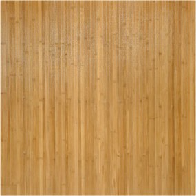 vidaXL Covor dreptunghiular, natural, 100x100 cm, bambus