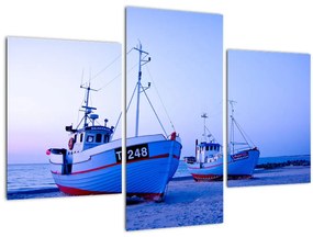 Tablou - Debarcarea în amurg (90x60 cm)