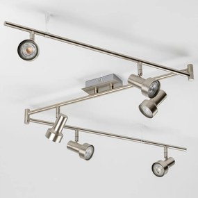 Spot LED 6xGU10/4,7W/230V crom mat