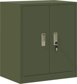 vidaXL Dulap de depozitare Verde măsliniu 60 x 40 x 70 cm Oțel