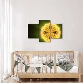Tablou cu floare galbenă (90x60 cm)