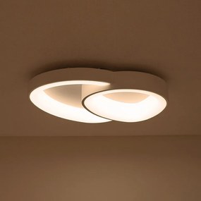 Plafoniera LED CCT cu telecomanda AREA 2 alb