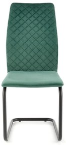 Scaun de bucaterie Roel, verde/negru