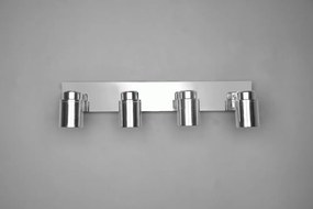 Spot argintiu lucios din metal 19x52 cm Angelo – Trio