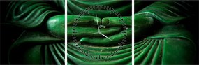 Tablou - Mâna lui Buddha (cu ceas) (90x30 cm)