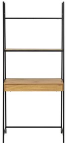 Bibliotecă în decor de stejar sălbatic Actona Seaford, 77 x 174,5 cm