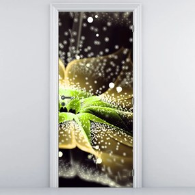 Fototapet pentru ușă - floare în prim plan (95x205cm)