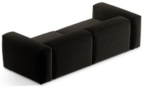 Canapea neagră 264 cm Bergamo – Cosmopolitan Design