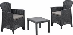 Set grădină AKITA, 3 piese, antracit I.P.A.E-Progarden