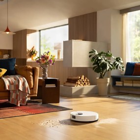 Aspirator robot Roborock Q10 PF+, 10.000 Pa, 150 min, 0,35 L, Wi-Fi, Uscat/umed, Ridicare automata a mopului, LiDAR 360°, Cartografiere 3D, Control vocal, Alb