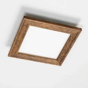 Eglo - Plafonier aplicat LED RGBW dimerizabil SALOBRENA-C LED/16W/230V maro + telecomandă
