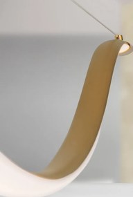 Lustra LED suspendata design modern Donna aurie