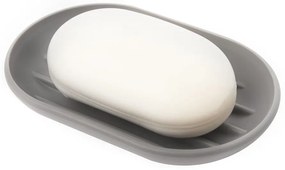 Săpunieră gri din plastic Touch – Umbra