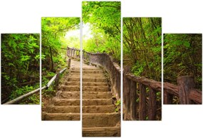 Tablou - Scări în natură (150x105 cm)