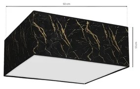 Plafonieră SENSO 3xE27/60W/230V neagră