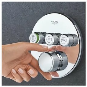 Baterie dus Grohe Grohtherm SmartControl termostatica cu 3 iesiri