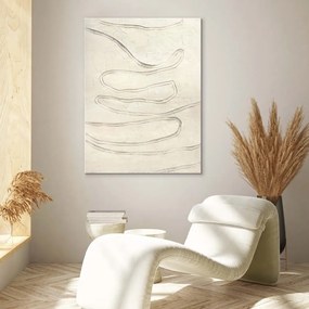 Tablou pictat manual 88x118 cm Track The Line – Malerifabrikken