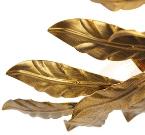 Plafoniera vintage auriu antic 5 lumini - Linden