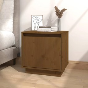813311 vidaXL Noptieră, maro miere, 40x30x40 cm, lemn masiv de pin