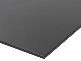Tabla magnetica de perete neagra, sticla, 60 x 20 cm Negru, 60 x 20 cm