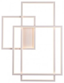 Aplica LED XXL perete / tavan design modern GEOMETRIC alba W0234 MX