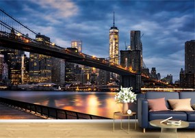 Tapet Premium Canvas - Luminile noptii in New York