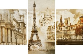 Tablou - Monumente din Paris (90x60 cm)