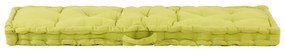Perna podea canapea din paleti, verde, 120 x 40 x 7 cm, bumbac 1, Verde, 120 x 40 x 7 cm