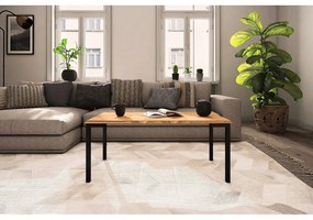 Măsuță de cafea din lemn de stejar 60x80 cm Abies – The Beds