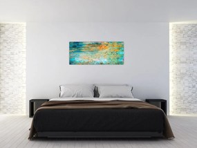 Tablou - Abstract albastru (120x50 cm)