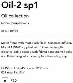 Lustra suspendata de tip Pendul OIL-2 SP1 110424