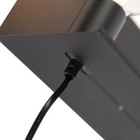 Lampa de perete moderna neagra ajustabila - Muro