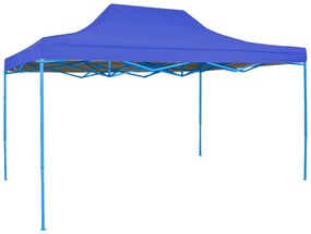 Pavilion pliant 2,9x4,25m-albastru
