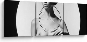 Tablou - Nud feminin (cu ceas) (90x30 cm)