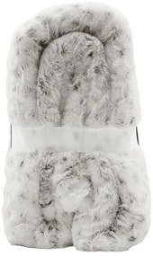 Pătură grej din blană artificială 220x240 cm Alaska – douceur d'intérieur
