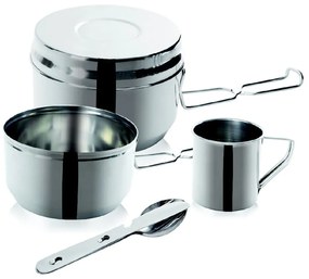 Set 7 vase de camping din inox Orion Track