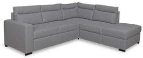 Coltar ext. Itaca otoman dreapta, Gri, 2340 x 2130 x 880 mm.
