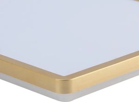 Brilagi - Corp de iluminat LED pentru baie ULTRA SLIM, 24 W, 230 V, 42 x 42 cm, auriu, IP54