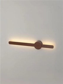 Aplica de perete LED ambientala NOREI maro